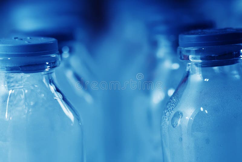 Medical Lab equipment - bottles detail