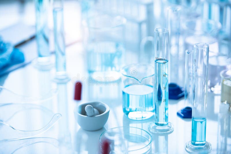 Medical Laboratory Test Tube in Chemistry Biology Lab Test. Scientific  Research and Development and Healthcare Concept Background Stock Image -  Image of background, equipment: 149835737