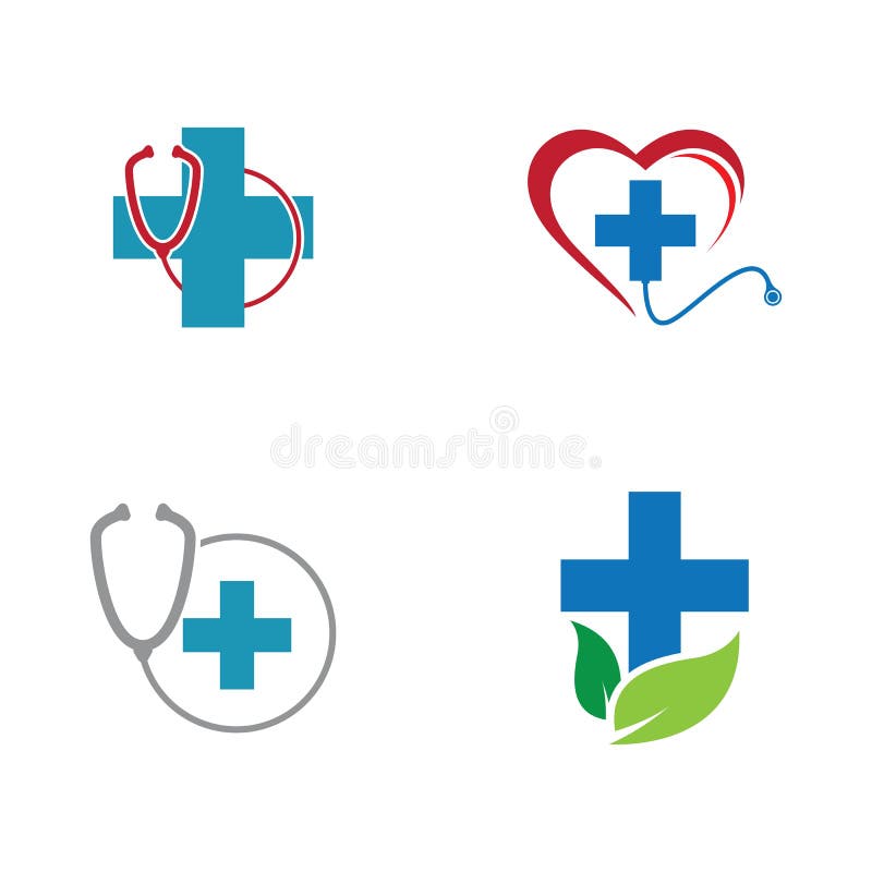 Medical Logo Icon Template Illustration Stock Vector Illustration of