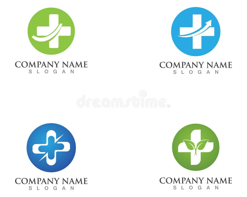 Medical Logos Symbols Template Stock Vector Illustration of hospital