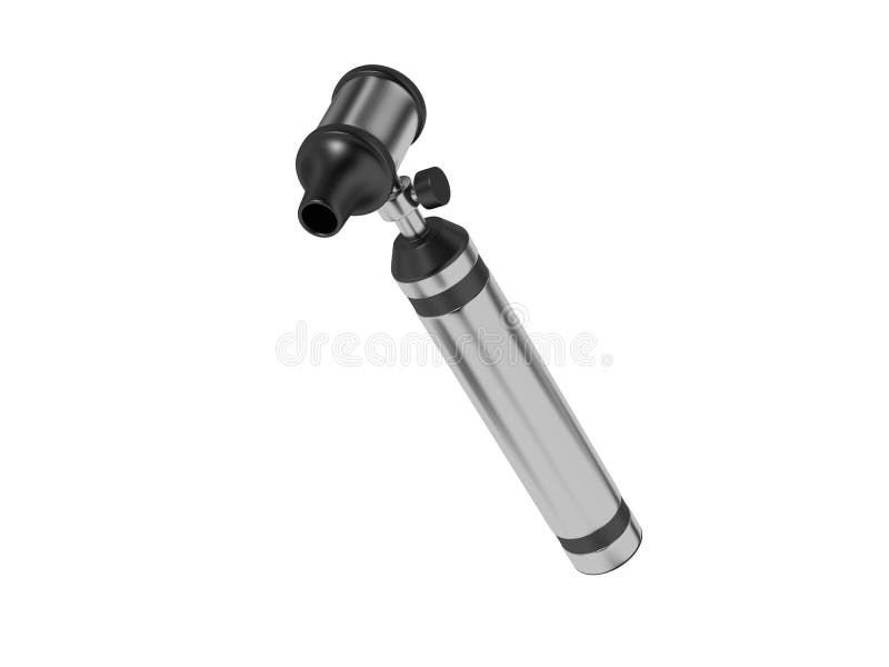 Medical Otoscope Used by ENT Doctor for Ear Examination. Stock Photo
