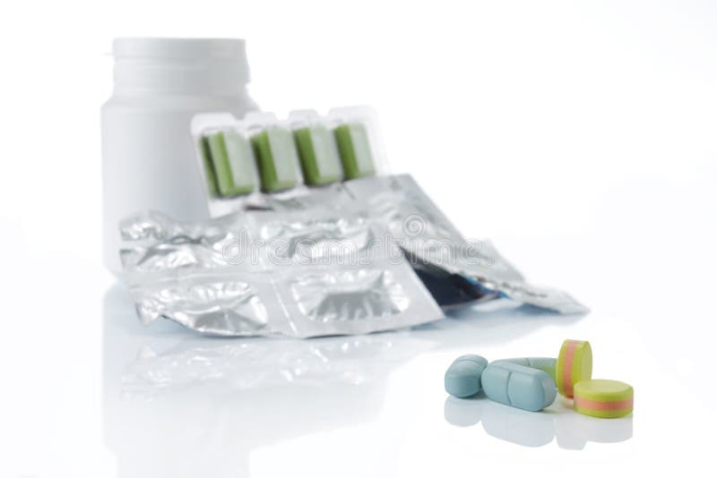 Medical Pills and tablets stock photography