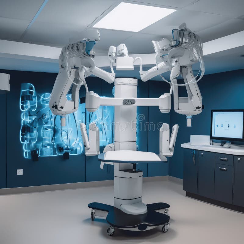 Medical Robot in Action, Generative AI Stock Image Image of vinci, hospital 279255805
