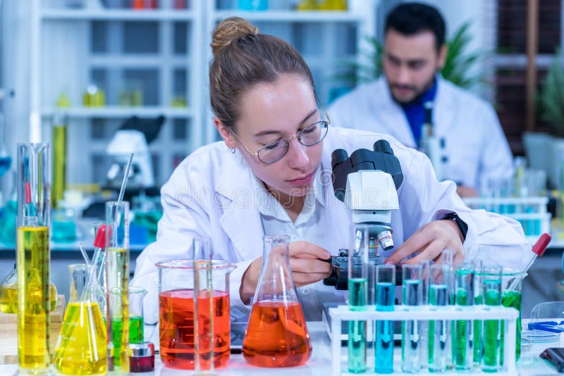 Medical Science Laboratory. Scientists Working in Advanced Scientific
