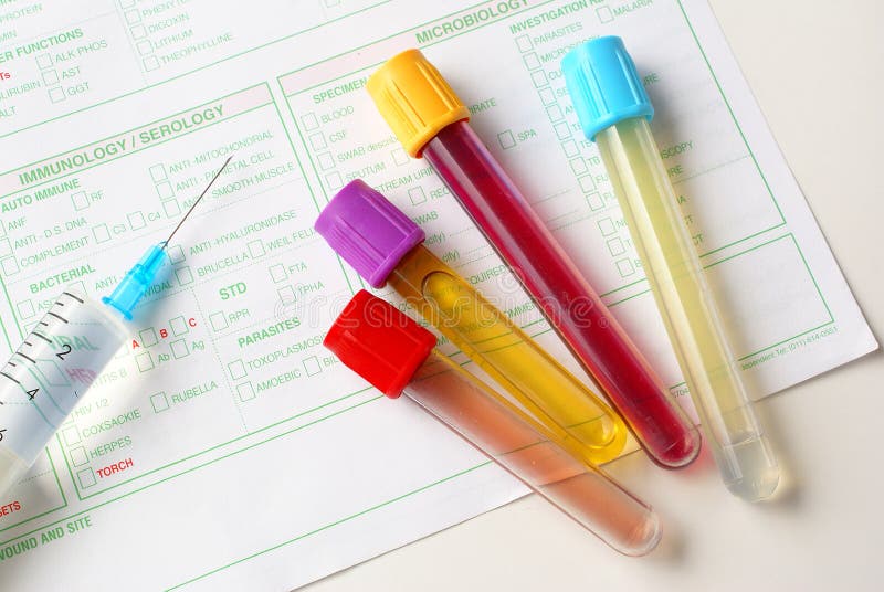 Medical specimens stock photos