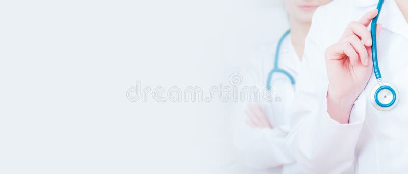 Medical Staff Clinic Banner Stock Photo - Image of background, hospital:  87324362