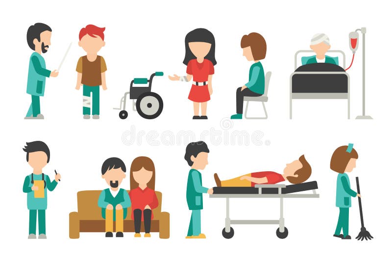 Medical Staff Flat, Isolated On White Background, Doctor, Nurse, Care, People Vector Illustration, Graphic Editable For stock illustration Medical Staff Flat, Isolated On White Background, Doctor, Nurse, Care, People Vector Illustration, Graphic Editable For stock illustration