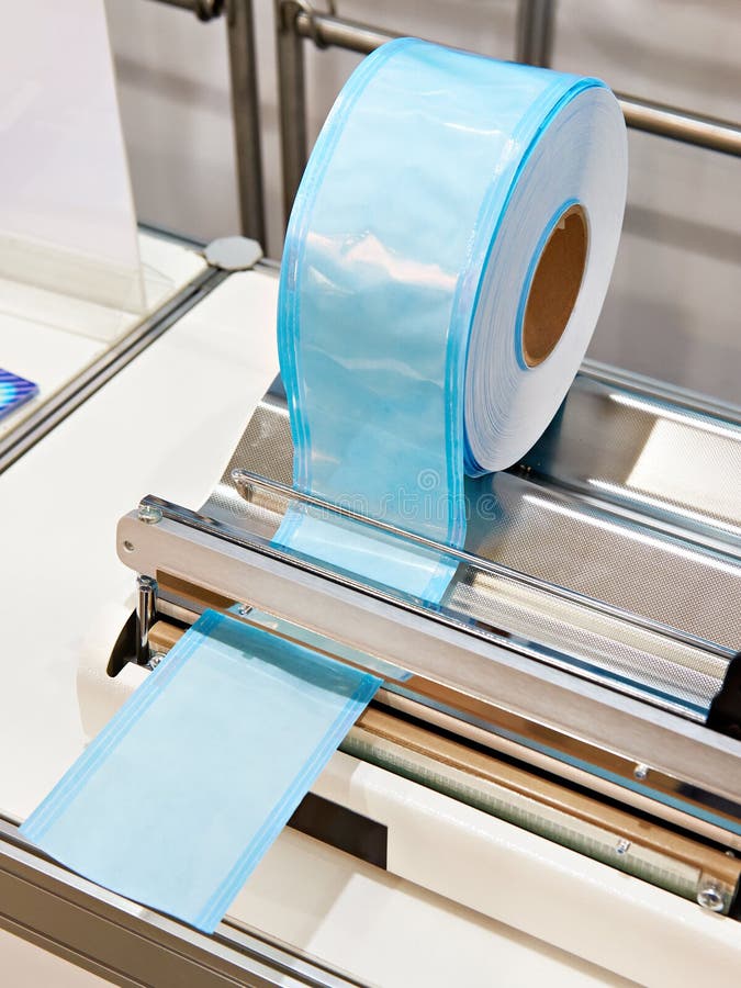 Medical Sterilization Packaging Machine Stock Photo Image of
