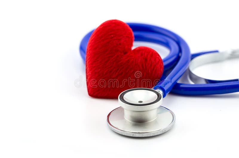 Medical Stethoscope and Heart. Stock Image Image of examination, hospital 62356619