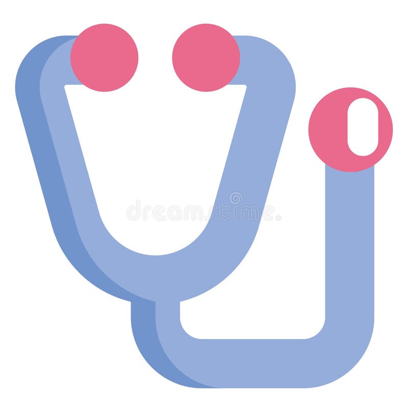 Medical stethoscope, icon stock vector. Illustration of healthcare 261068174
