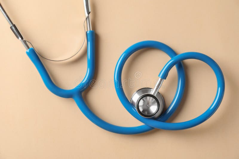 Medical Stethoscope On Light Background Stock Photo Image of pressure