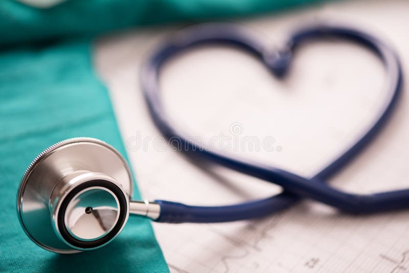 Medical Stethoscope Twisted in Heart Shape Stock Photo Image of cure, patient 149194772
