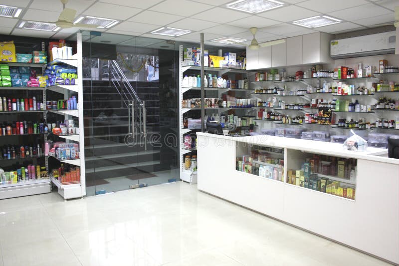 A medical store editorial image. Image of remedy, blue 18475195