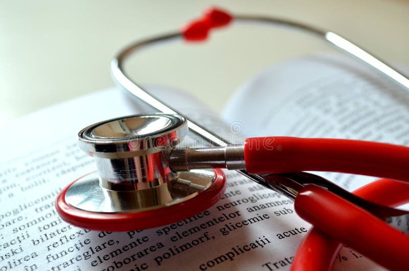 Medical Student Life Learning and Using Stethoscope Stock Photo Image of hard, examination