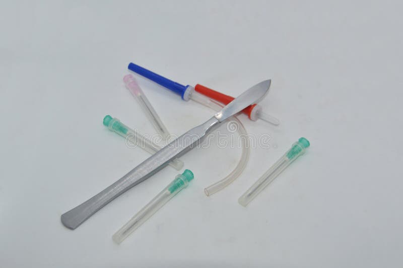 Medical Surgical Instruments for Medical Treatment Stock Photo Image