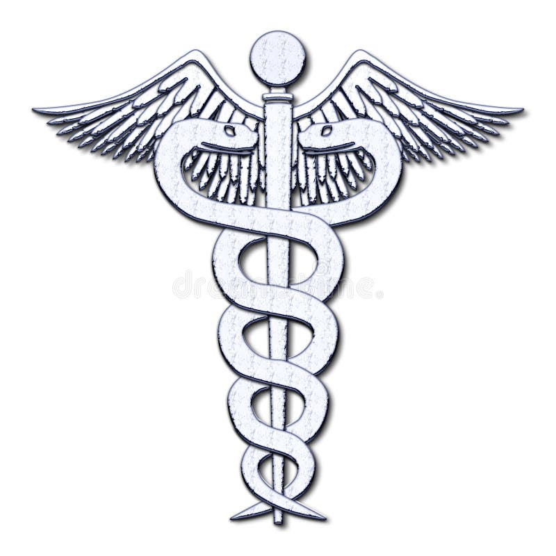 Medical Symbol Caduceus stock illustration. Illustration of doctors
