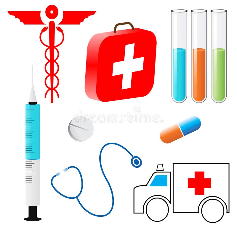 Medical symbols stock vector. Illustration of medical 26927066