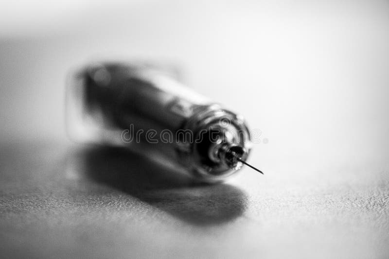 Medical syringe stock image Medical syringe stock image