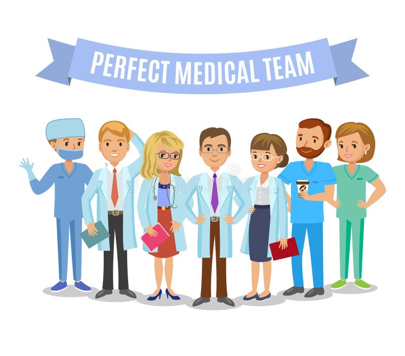 Download Medical Team. Set Of Hospital Medical Staff. Doctors ...