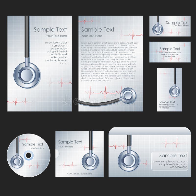 Medical Template stock illustration