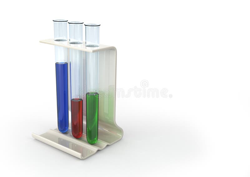 Medical Testtube with Color Samples. Stock Illustration Illustration of test, sample 12625724
