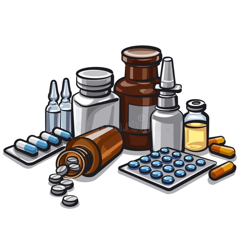 Medicinas libre illustration Medicinas libre illustration