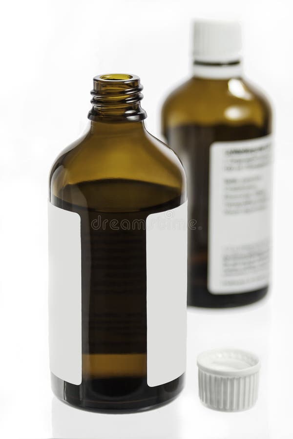 Medicine bottles stock image. Image of healthy, bottle 27996987