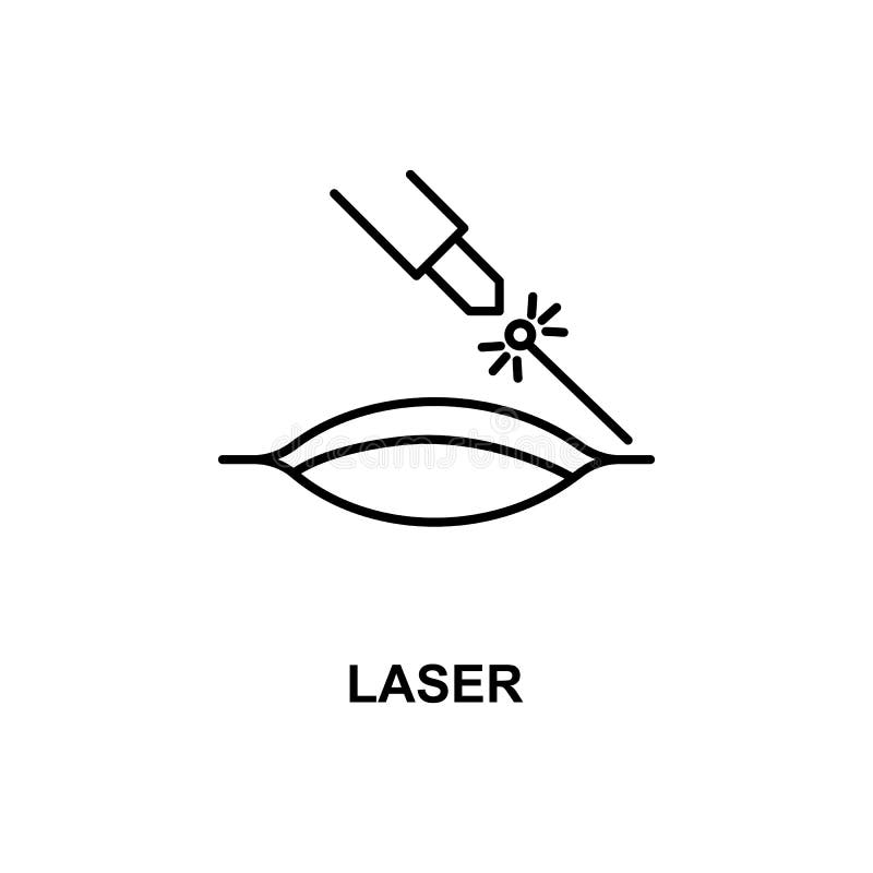 Medicine laser icon. Element of technologies icon with name for mobile concept and web apps. Thin line medicine laser icon can be royalty free illustration