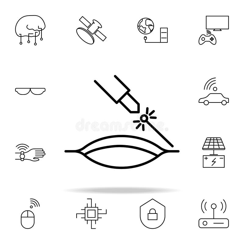 Medicine laser icon. New Technologies icons universal set for web and mobile vector illustration