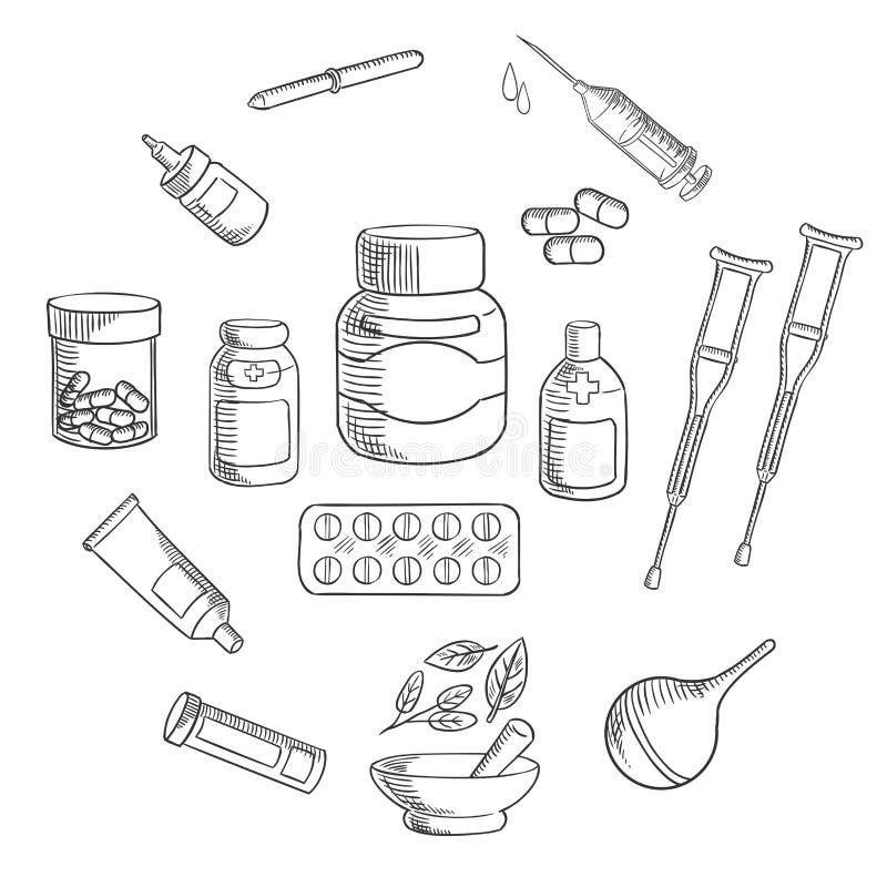 Pharmacy illustration by Francesco Carella on Dribbble