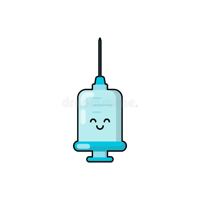 Free Vector, Cute characters of medicines and syringe