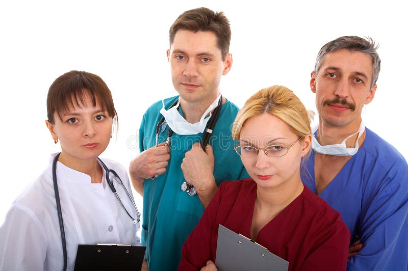 Medicinskt team royaltyfria foton