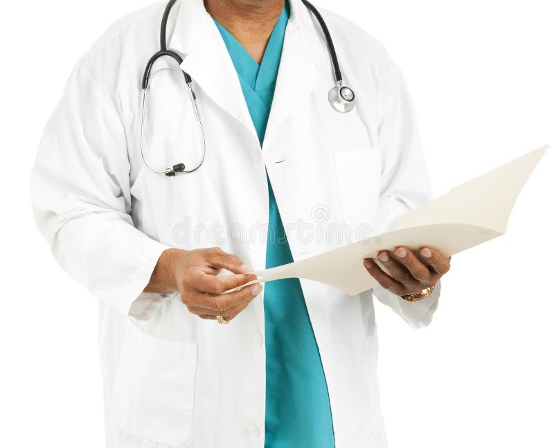 Medico maschio etnico con l'archivio fotografia stock Medico maschio etnico con l'archivio fotografia stock