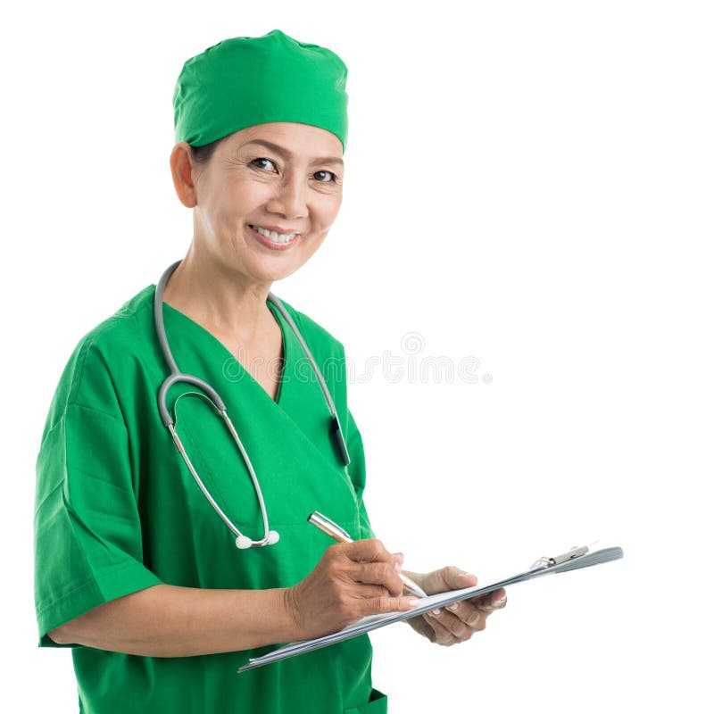 Medico maturo fotografie stock libere da diritti Medico maturo fotografie stock libere da diritti