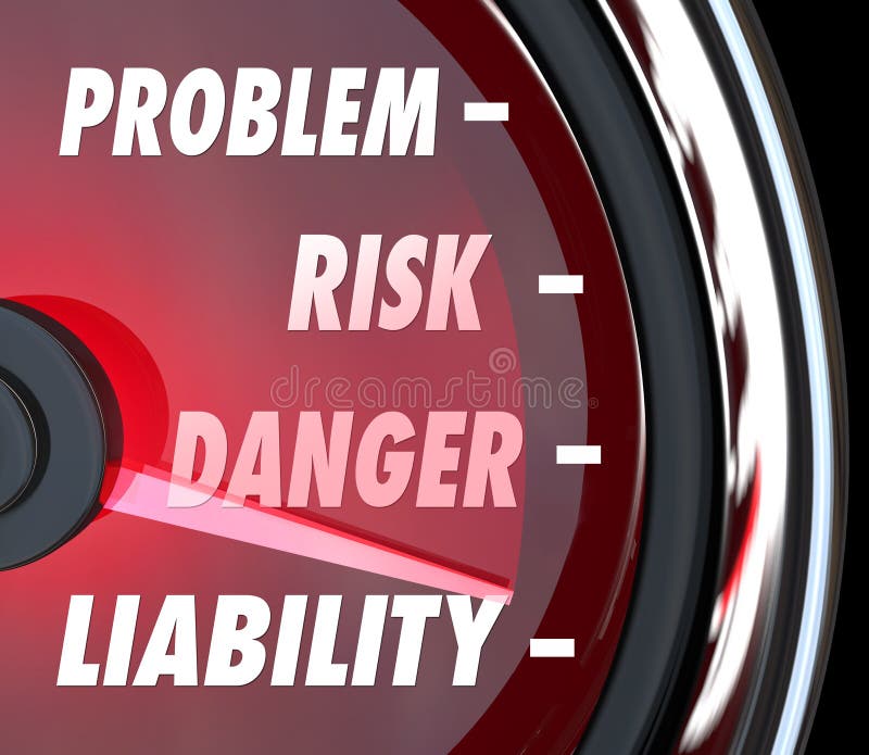 Medida da exposição do calibre do velocímetro da responsabilidade do perigo do risco do problema