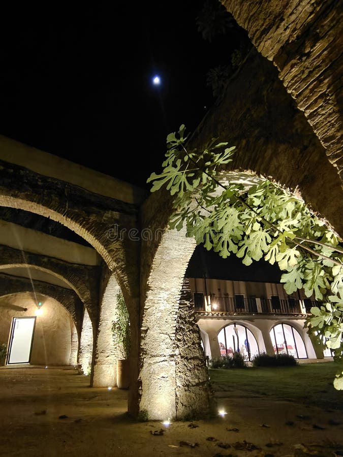 Medieval brug stock foto