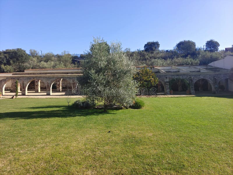 Medieval brug stock foto
