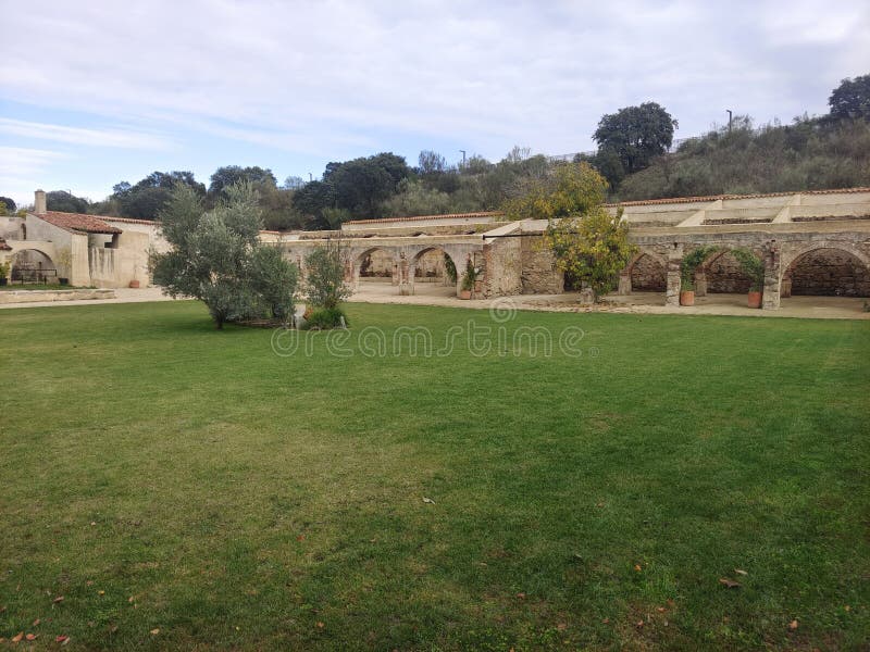Medieval brug stock foto's