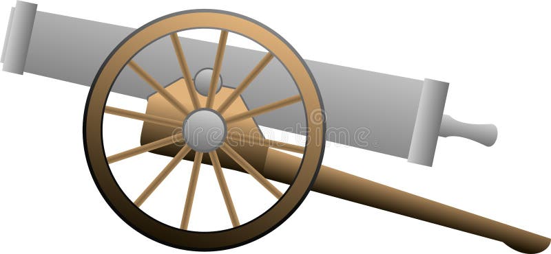 Medieval cannon stock vector. Illustration of cannon - 31284668