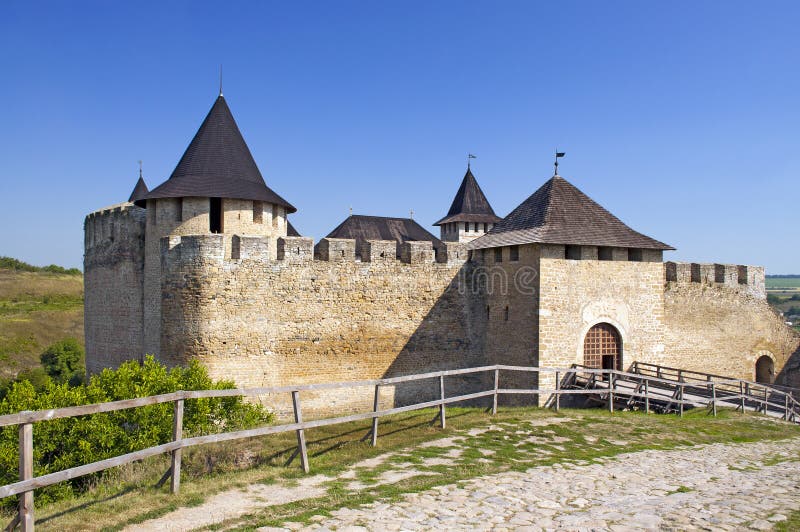 Medieval castle stock images