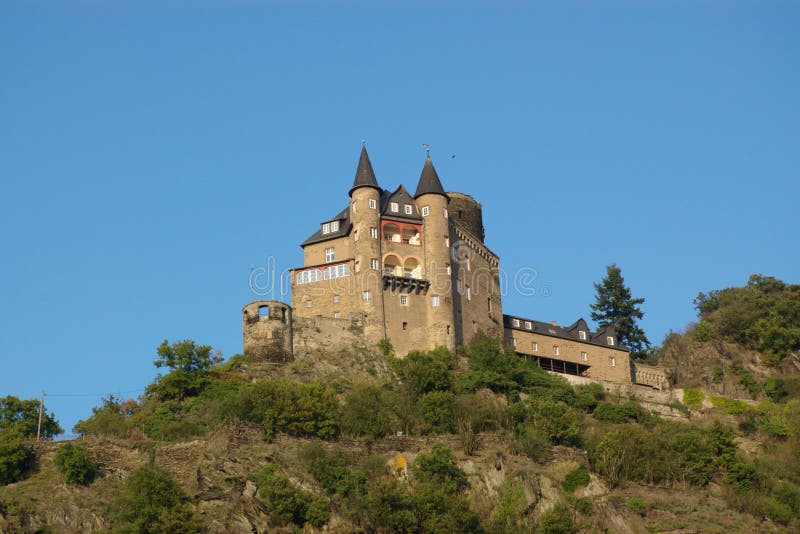 Medieval castle on hill