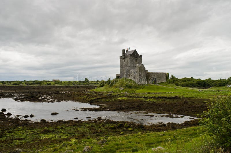 Medieval castle in Ireland royalty free stock photos