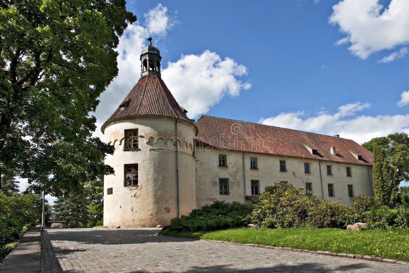 Medieval castle in Jaunpils.