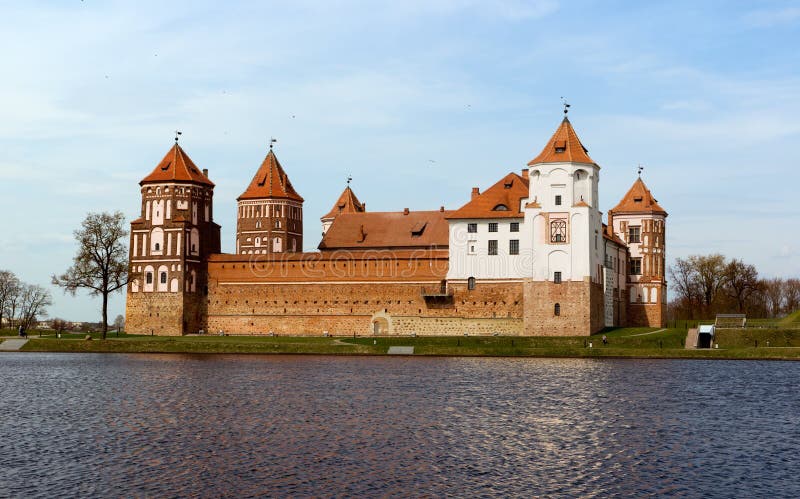 Medieval castle in Mir, Belarus.