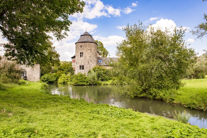 Stredoveký hrad v, nemecko.