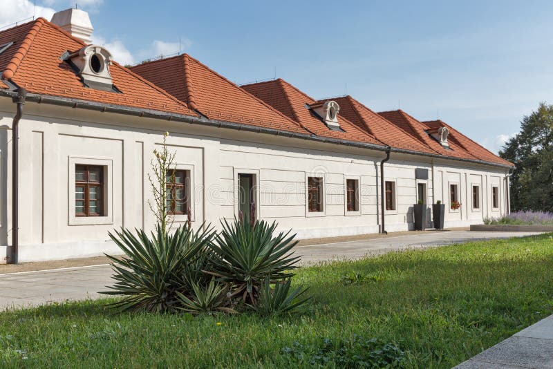 Medieval castle park in Bratislava, Slovakia.