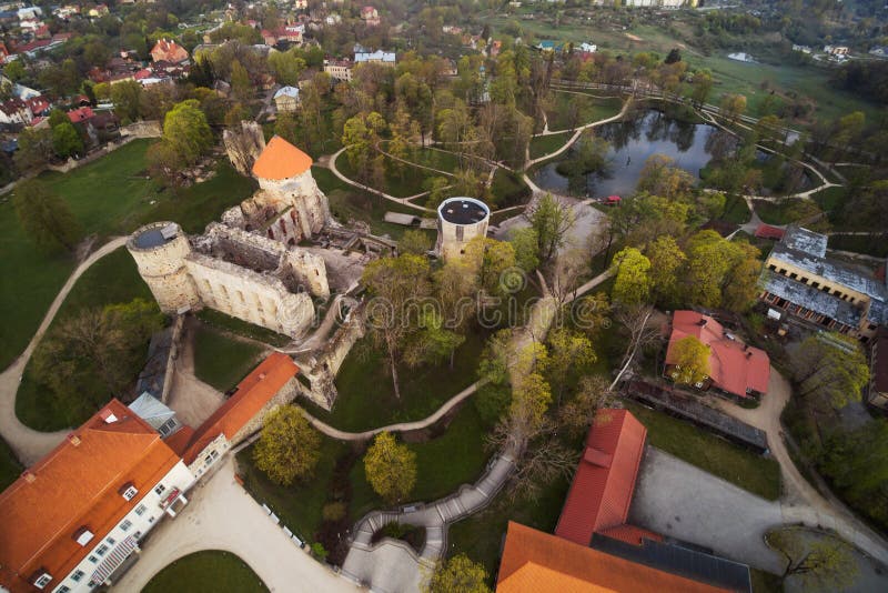 Medieval castle ruins,Cesis, Latvia.