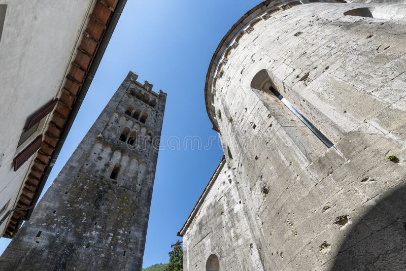 Medieval church at Diecimo, Lucca