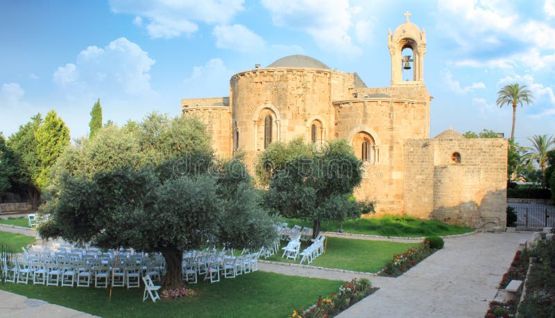 The Medieval Church of St. John in Byblos, Lebanon