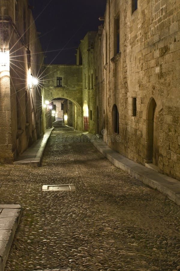 Medieval city of Rhodes island